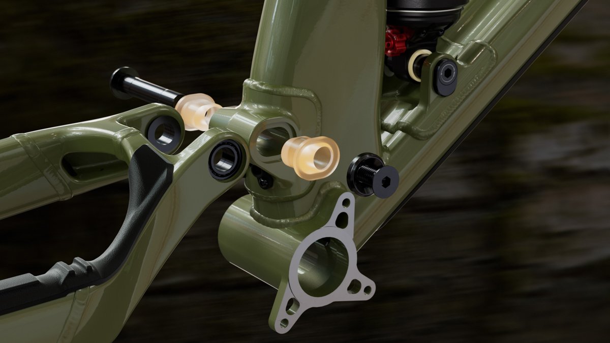 Devinci 2026 Spartan, chainstay flip chip