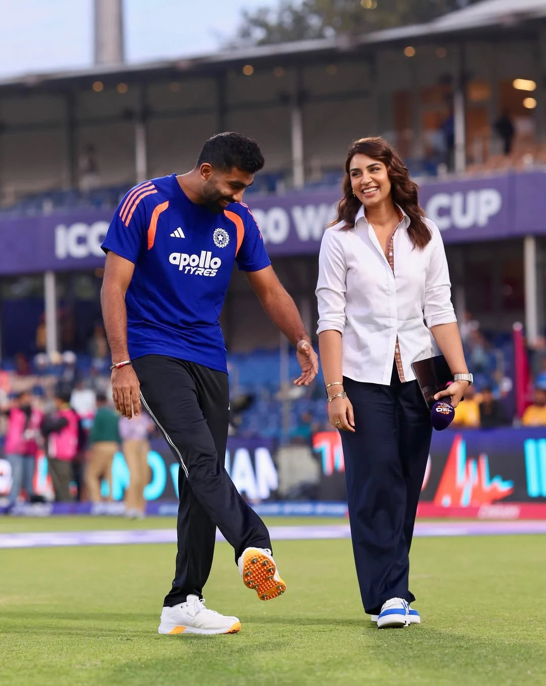 Jasprit Bumrah, Sanjana Ganesan