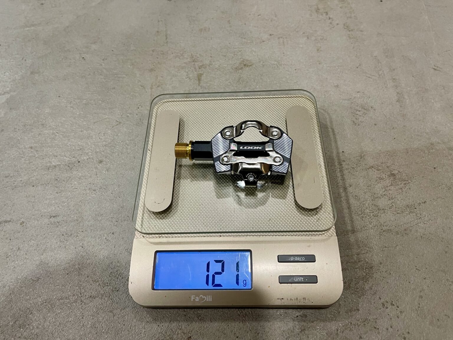 LOOK X-One-G pedal review. Ti weight