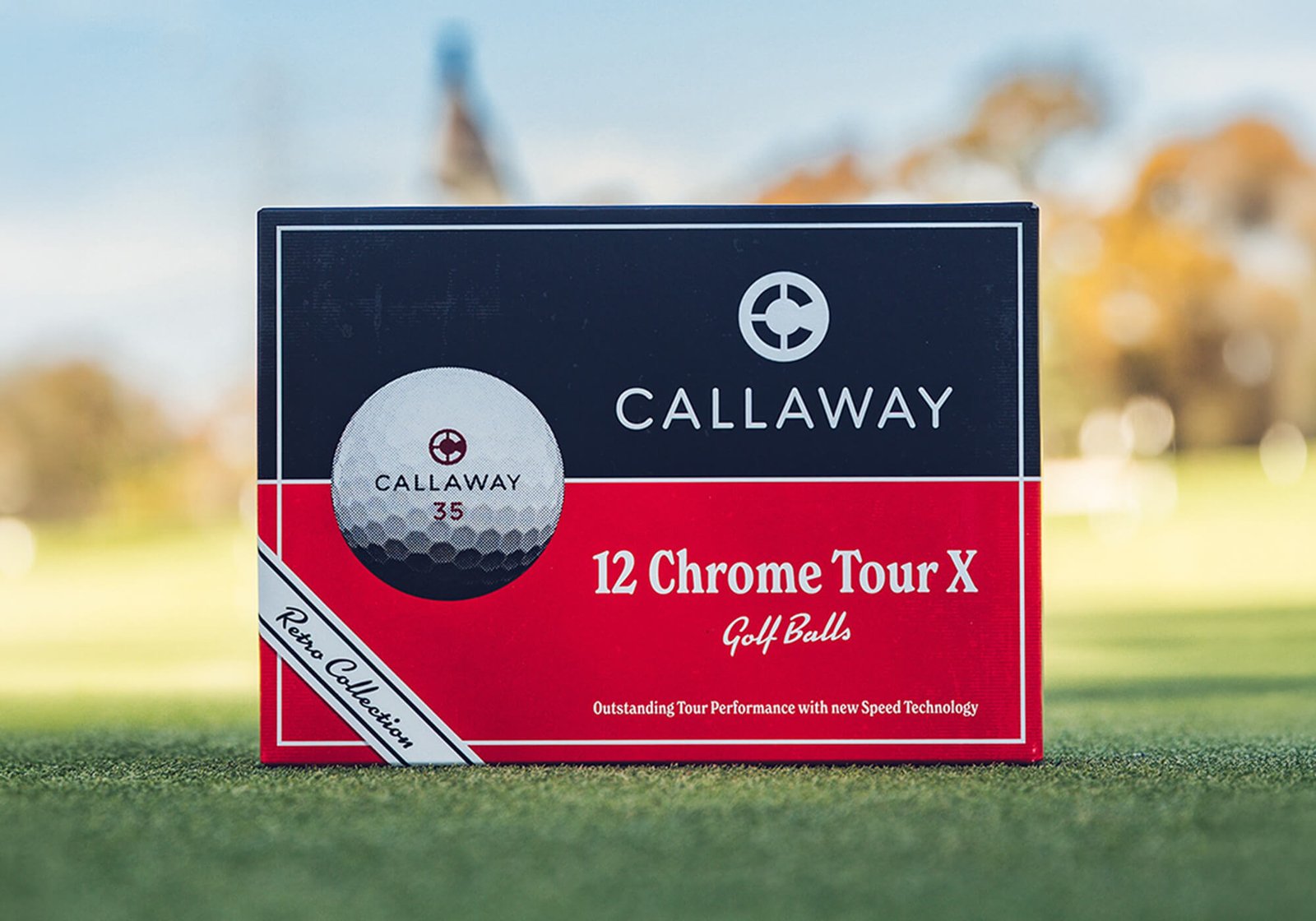 Callaway Chrome Tour X Retro golf ball