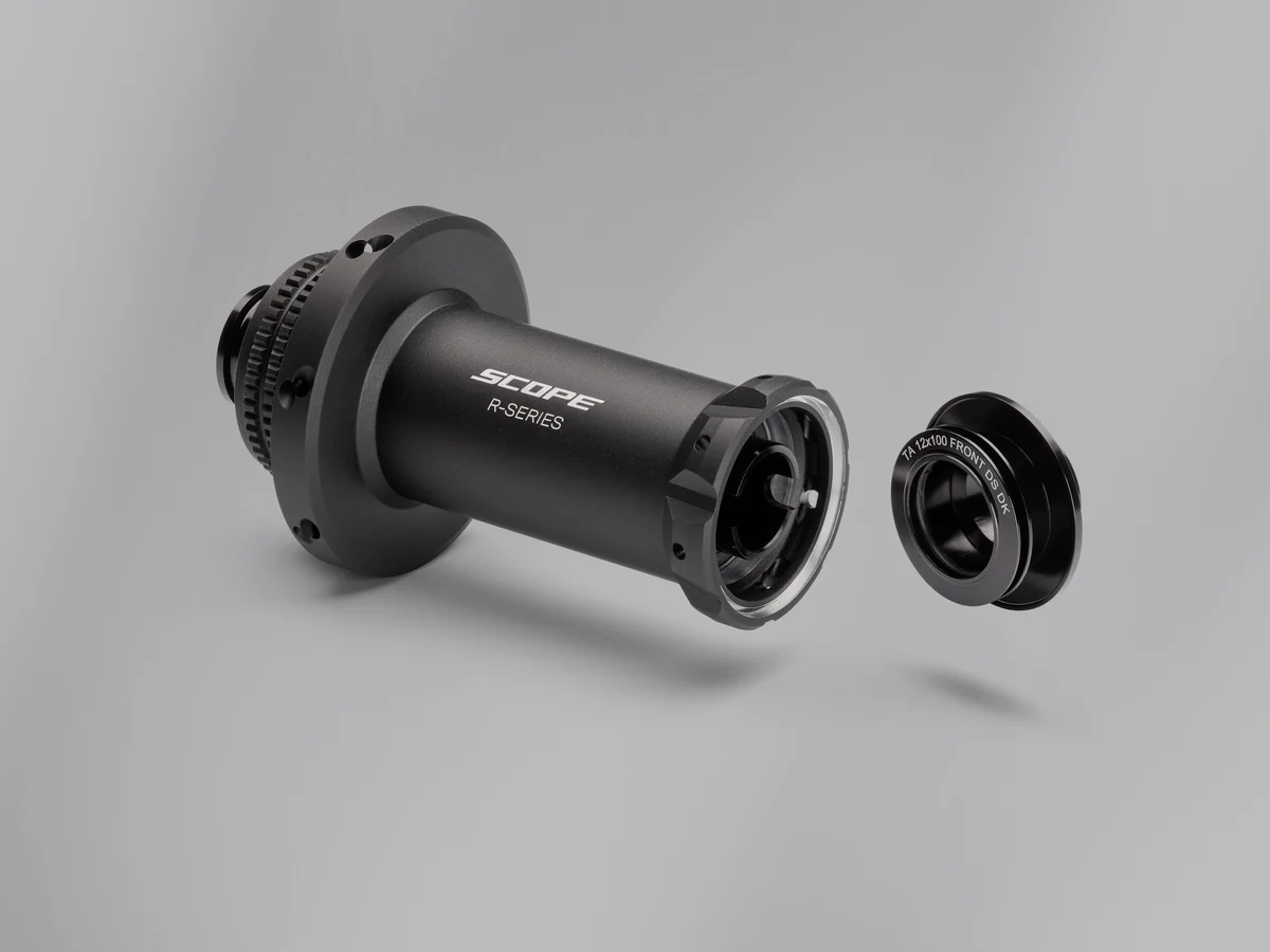 scope r-series hub shown when end cap removed.
