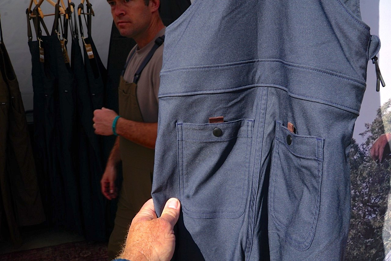 2026 Sea Otter Classic Allover Apparel Overalls 2.0 snap pockets