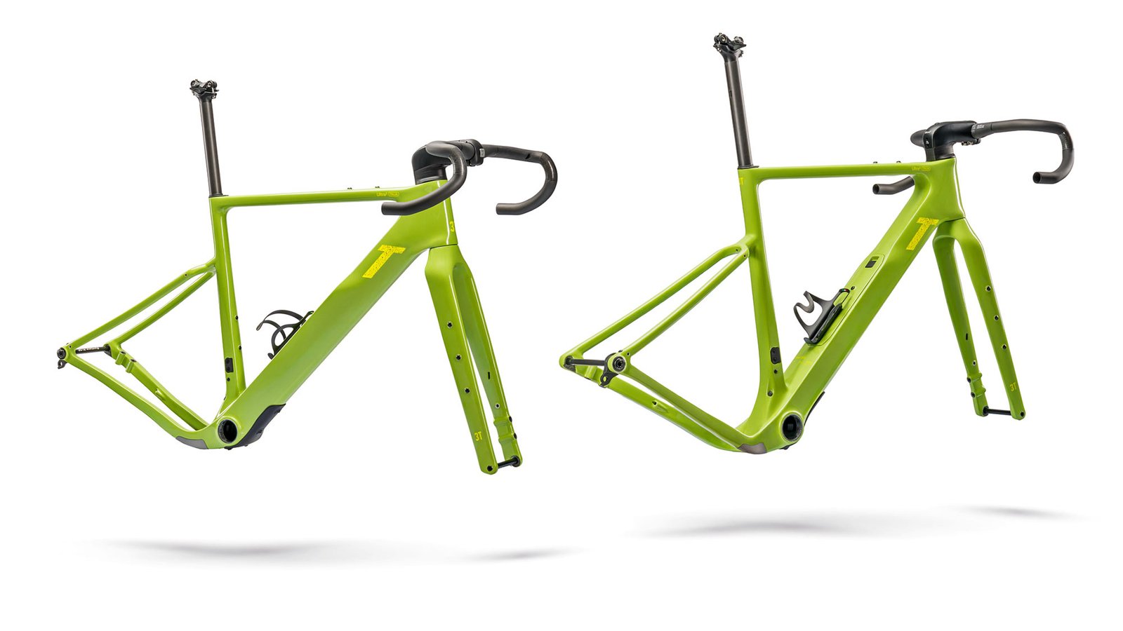 2026 3T Ultra² Italia affordable adventure-ready gravel bike, framesets angled