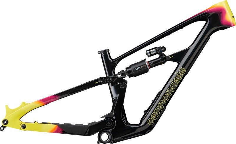 studio image of the Cannondale Bad Habit frameset