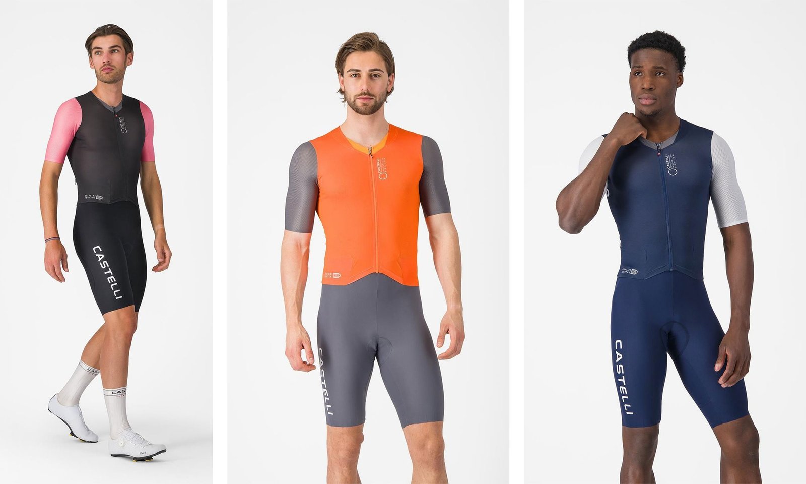 All-new aero road bike Castelli Saturday Morning Skinsuit, mens Corretto colors