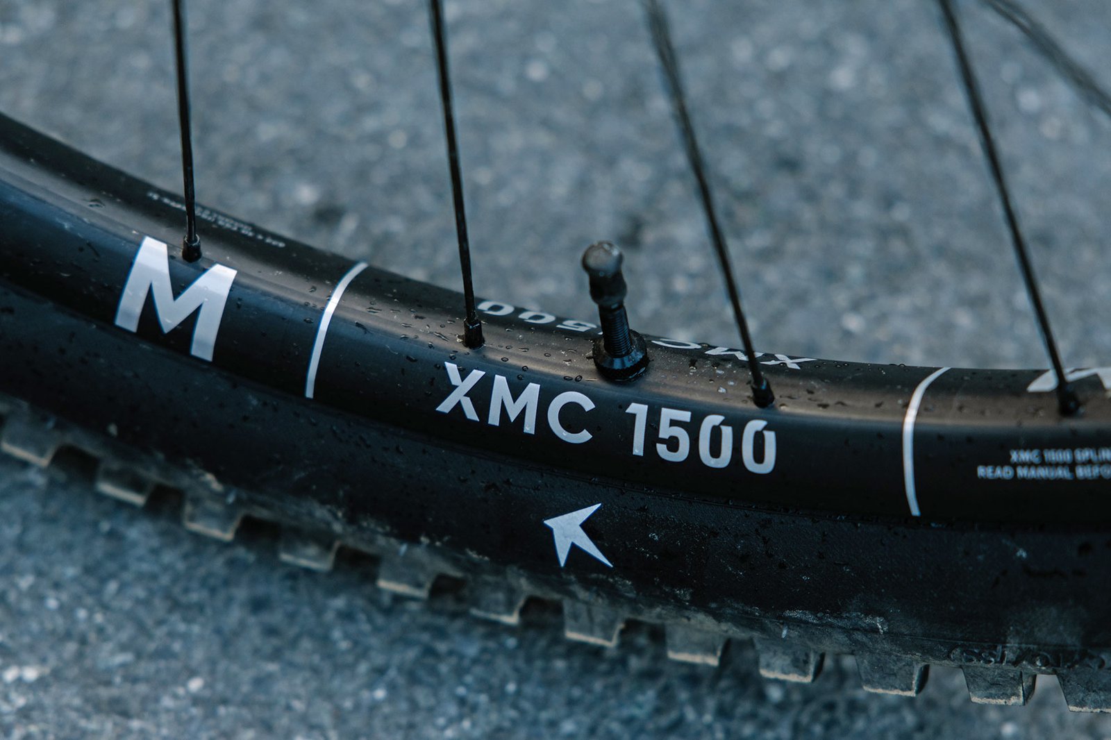 DT Swiss 1500-series carbon mountain bike wheels, at DT Press Days Molini, Italy 2026, XMC 1500 Pure Carbon rim detail