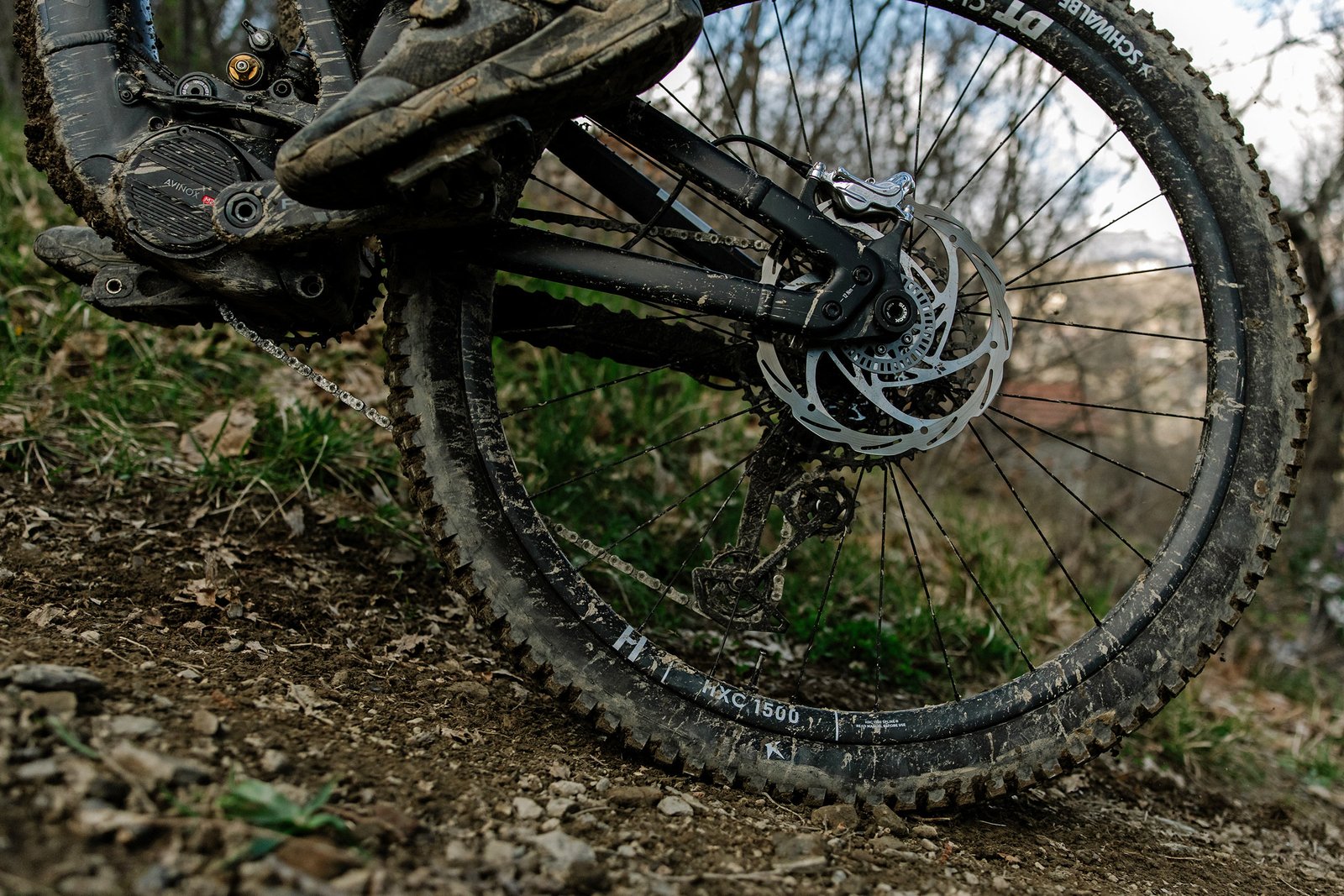 DT Swiss 1500-series carbon mountain bike wheels, at DT Press Days Molini, Italy 2026