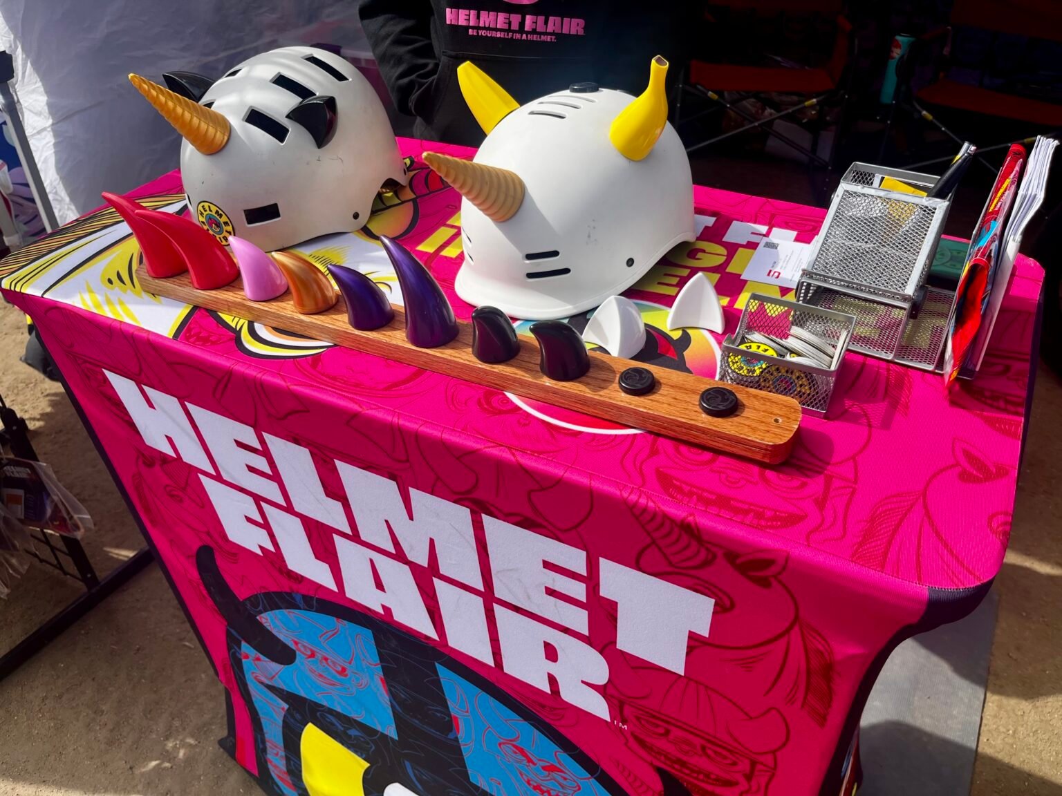 Helmet Flair at Sea Otter