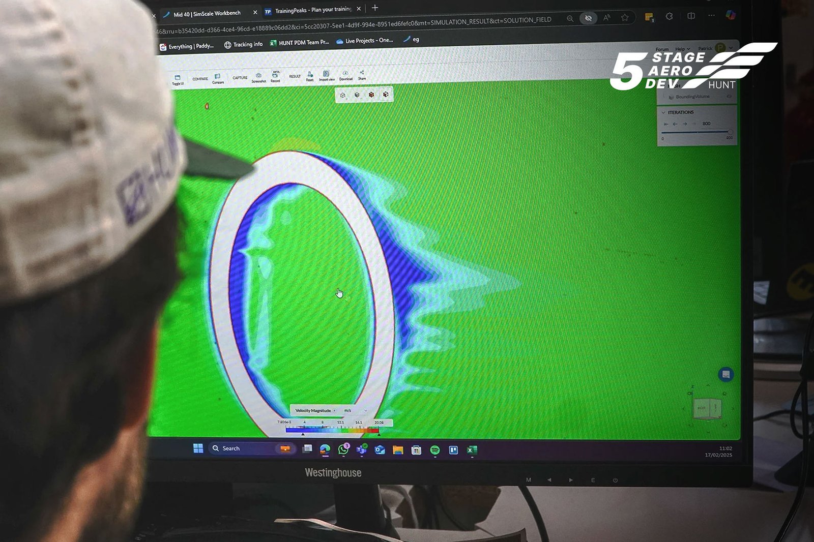 Hunt 5AM Limitless ultralight aero road bike wheels with carbon spokes, CFD