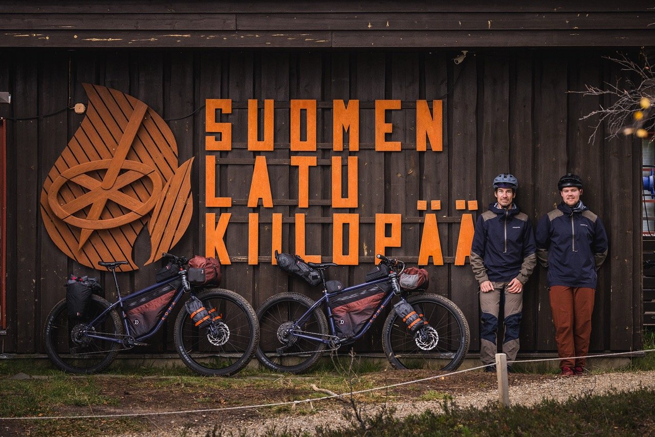 Kona Bikes Unity Bikepacking Rig against the wall