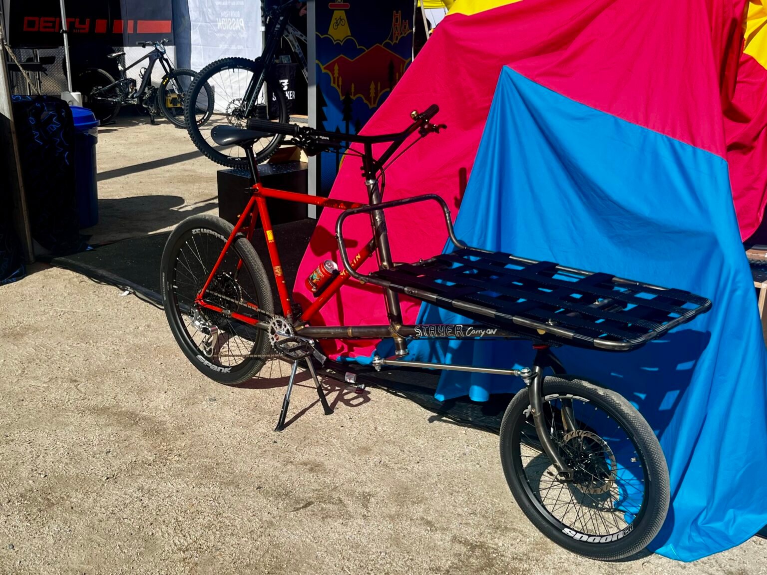 Marin and Stayer cargo bike at Sea Otter