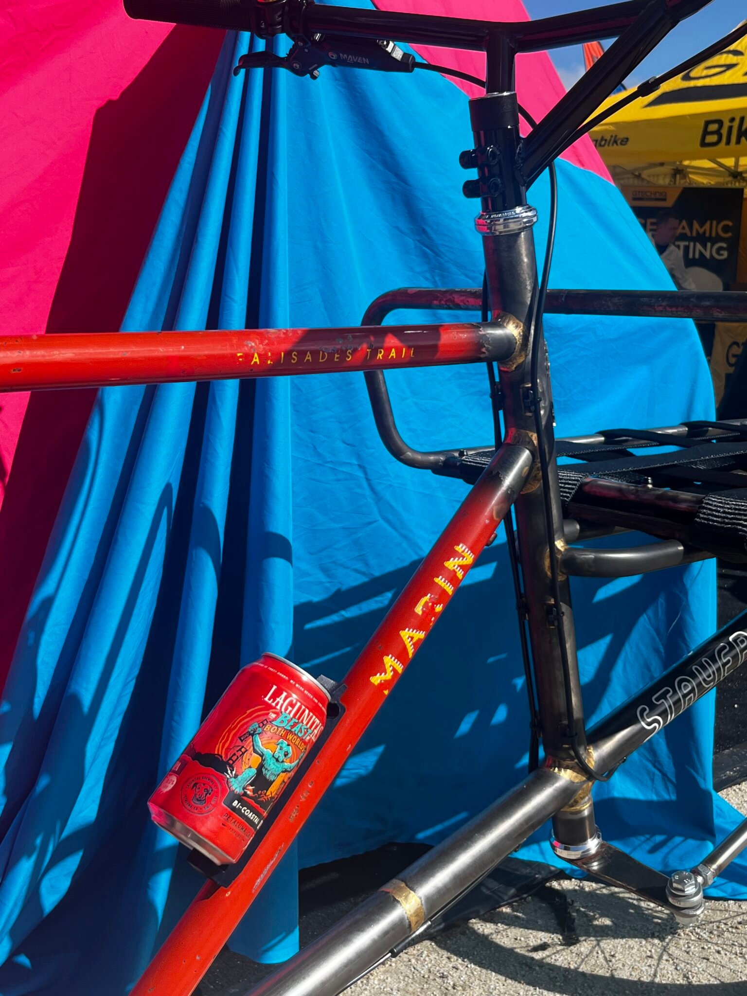 Marin and Stayer cargo bike at Sea Otter