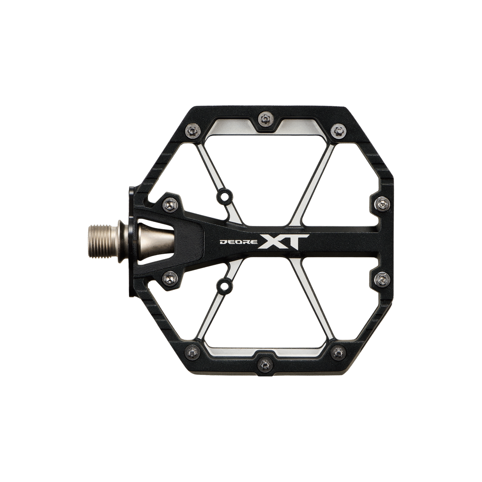 New Shimano XT flat pedals