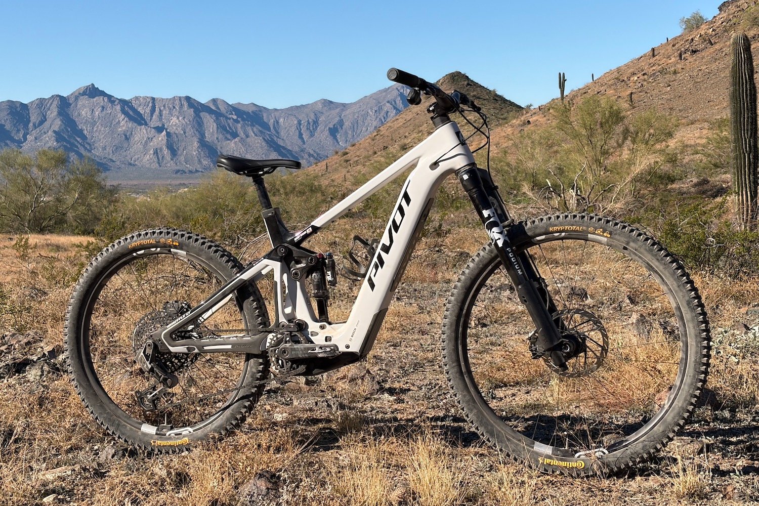 The Pivot Shuttle LT in the desert
