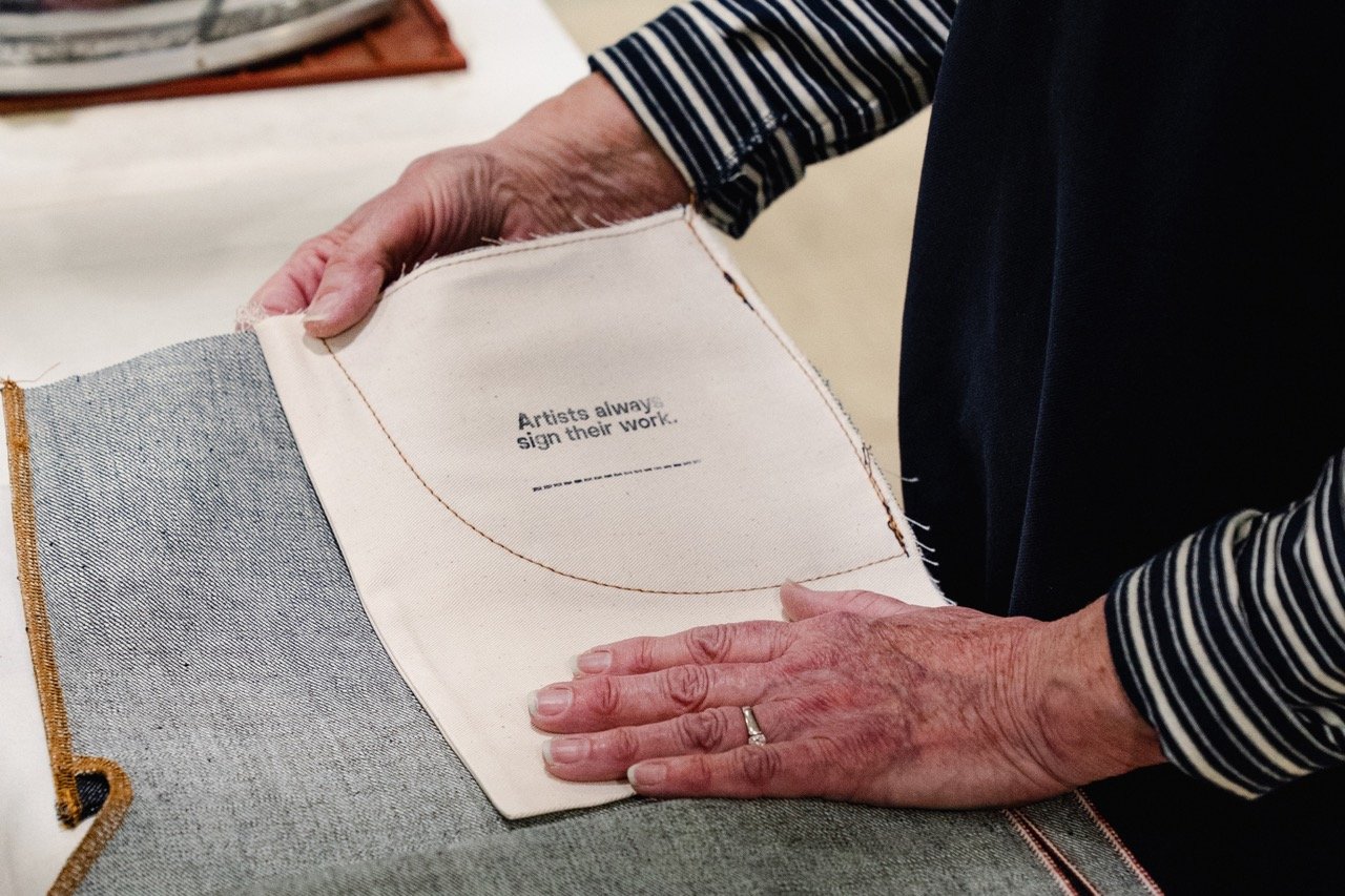 Rapha x Huit Denim Co Collaoration sign your work