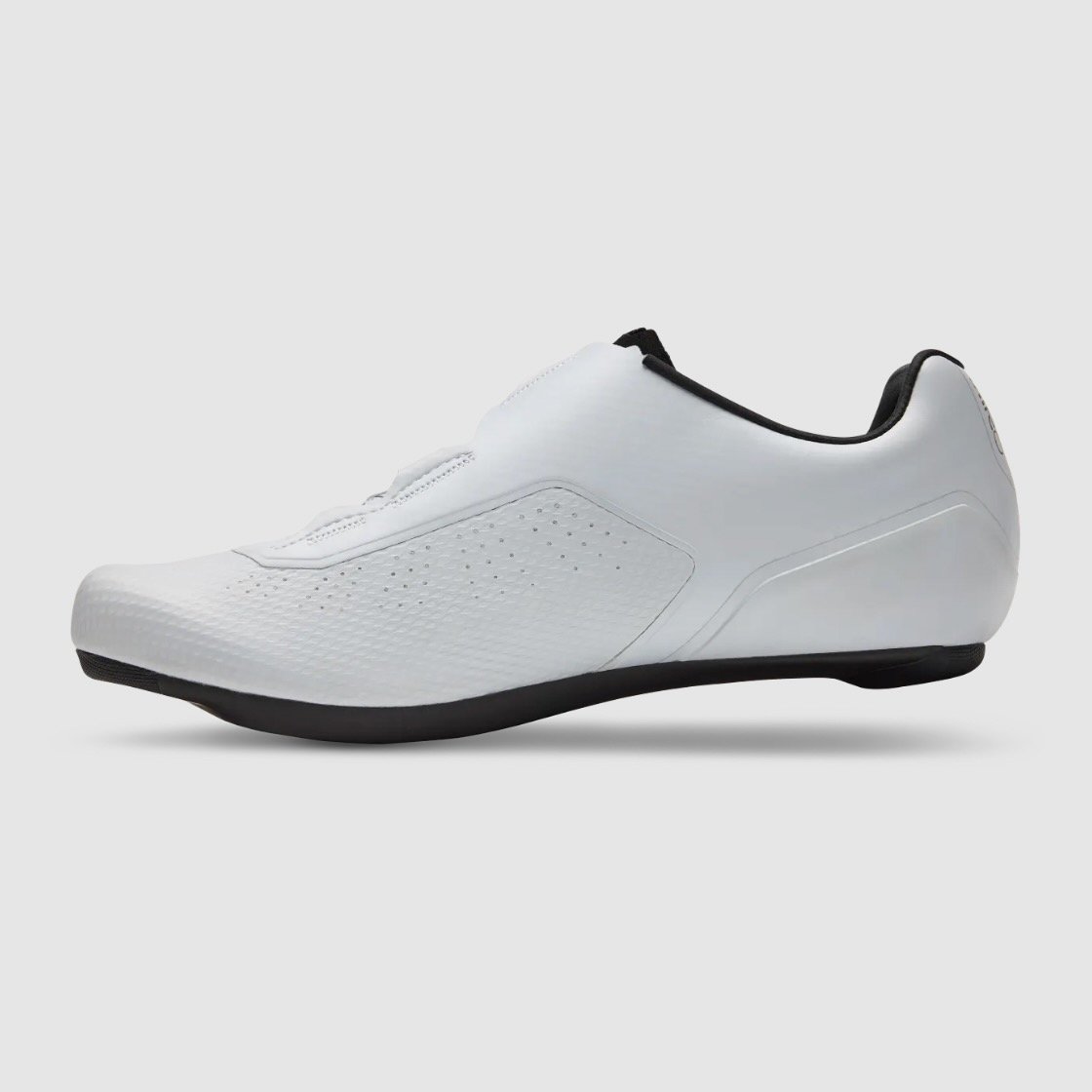 Inside side profile shoe of the Regime II road shoe in white