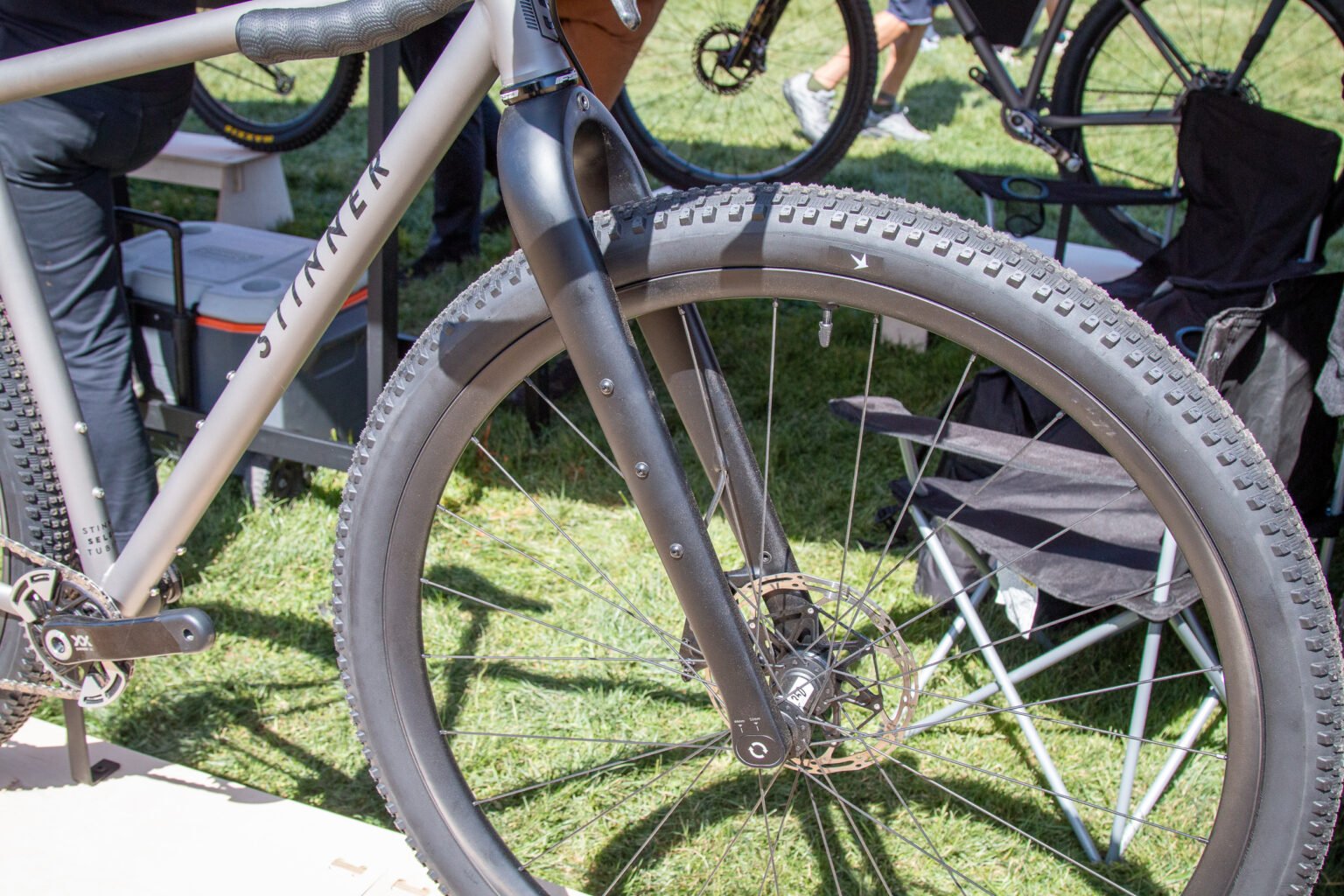 Stinner 32" gravel bike titanium