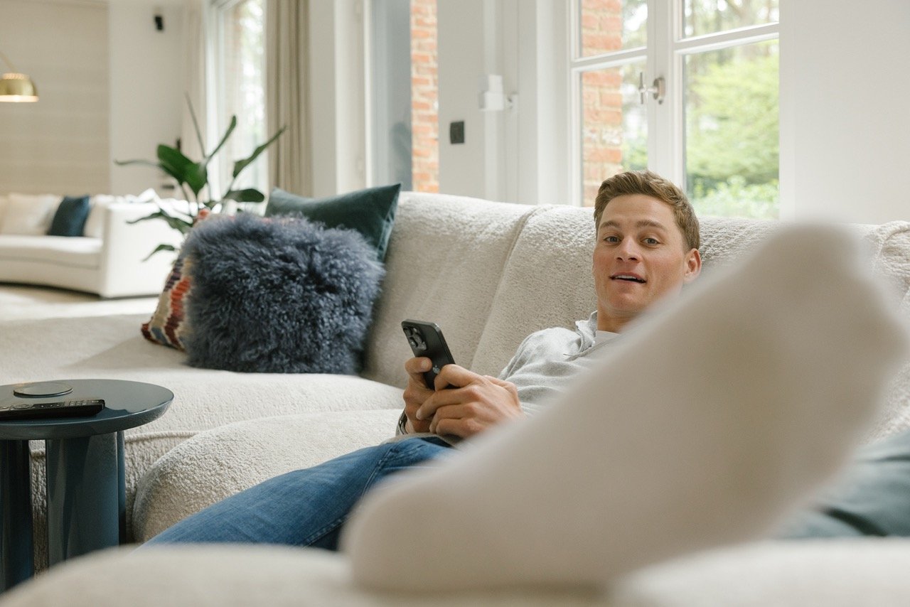 Shimano This is Home Series MvdP on couch