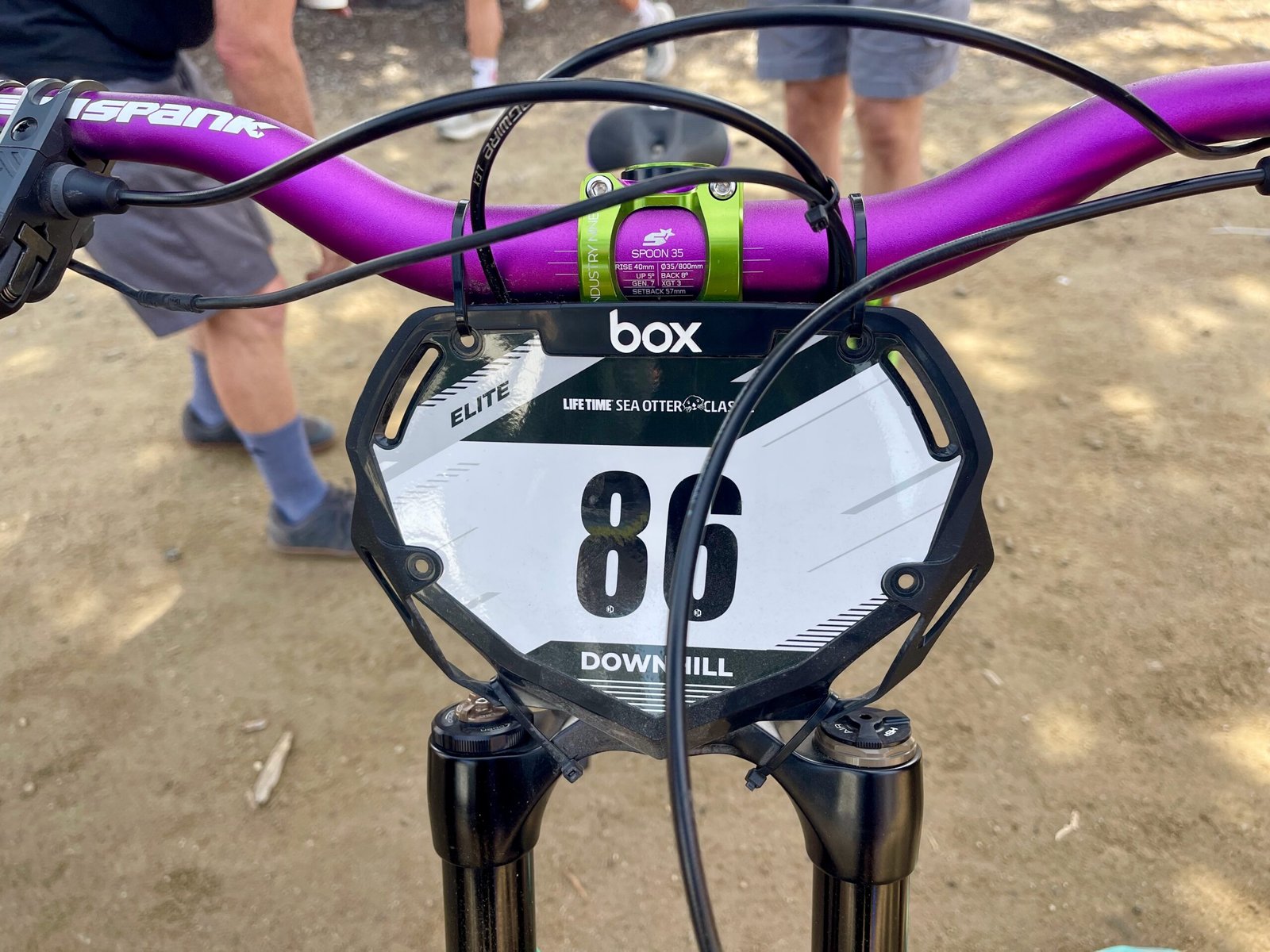 ShredLine Bicycle Co Eden Pinion bike number plate