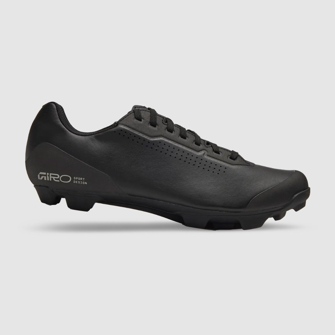 side profile of the Giro Stylus XC off road shoe in black