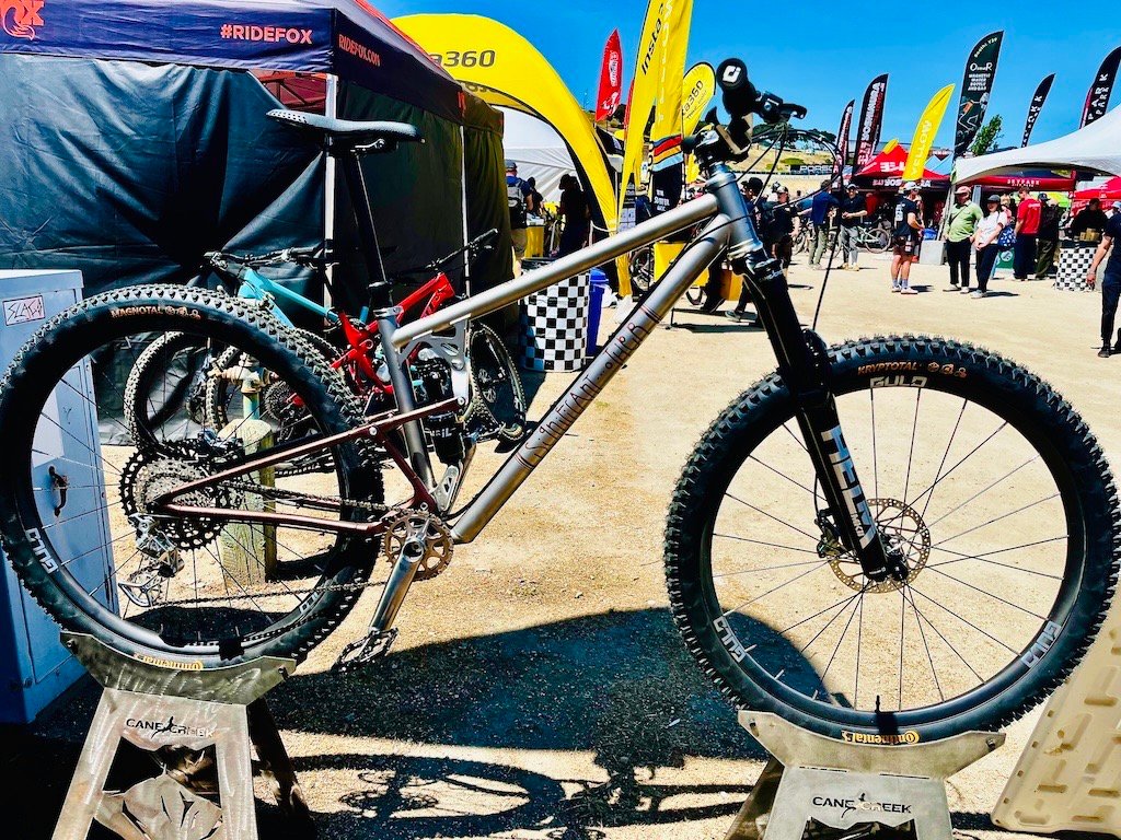 Frames from Significant Other built up with Cane Creek Components at Sea Otter