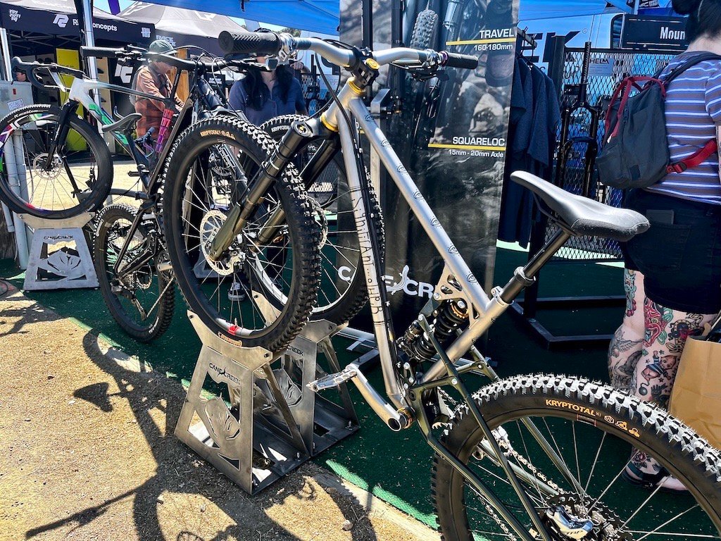 Frames from Significant Other built up with Cane Creek Components at Sea Otter