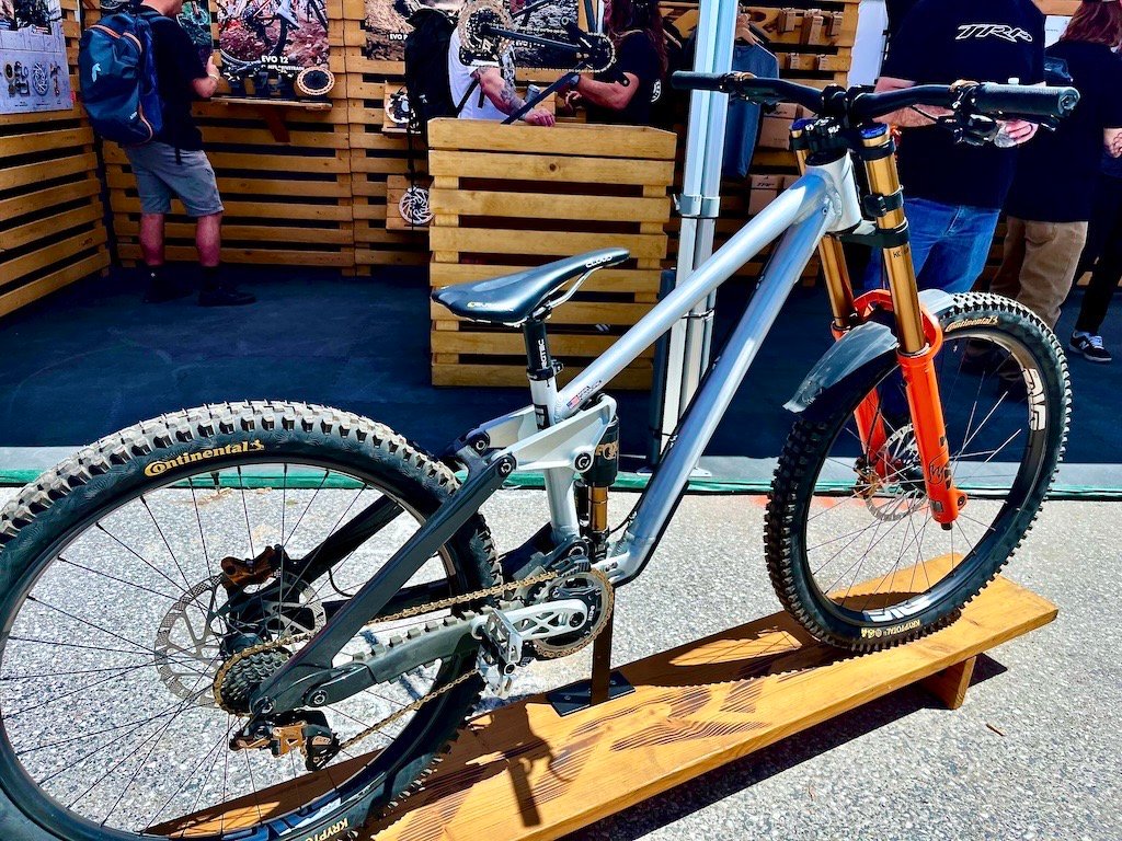 Anna Newkirk's Frameworks DH bike