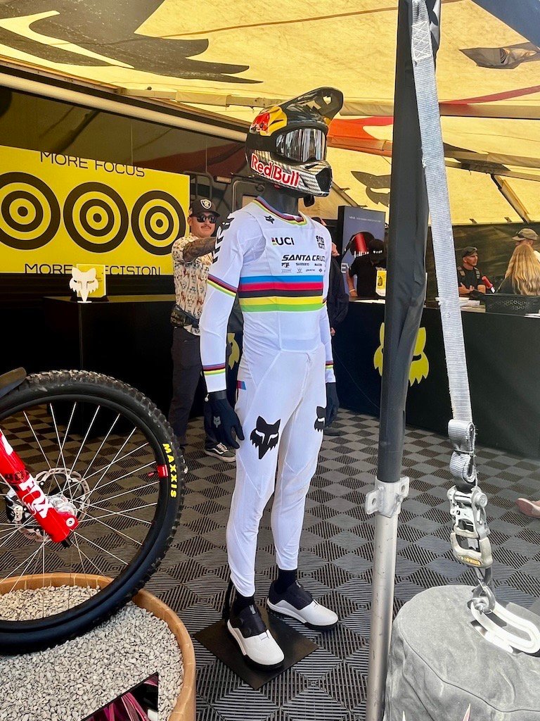 Jackson Goldstone's Fox race Speedsuit