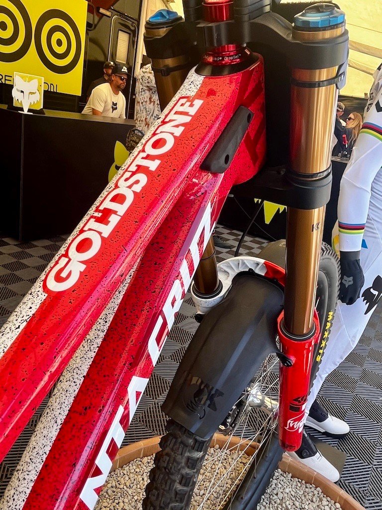 Jackson Goldstone's V10 race bike