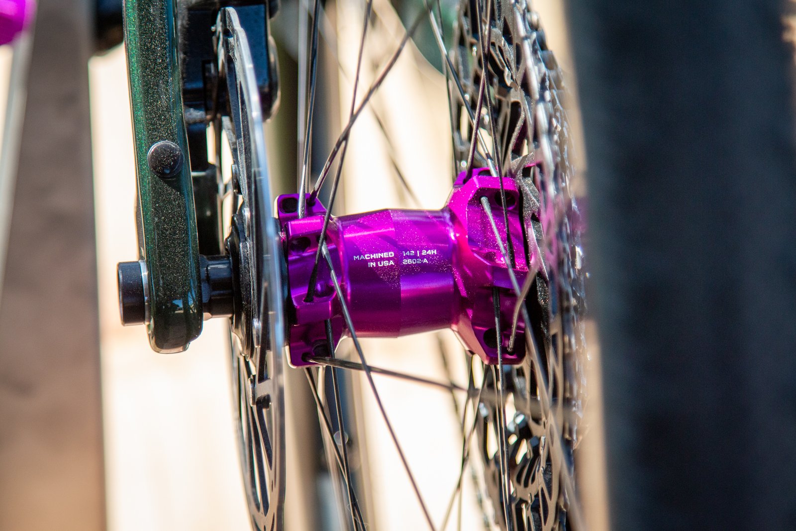 Wolf Tooth Components Hubs purple