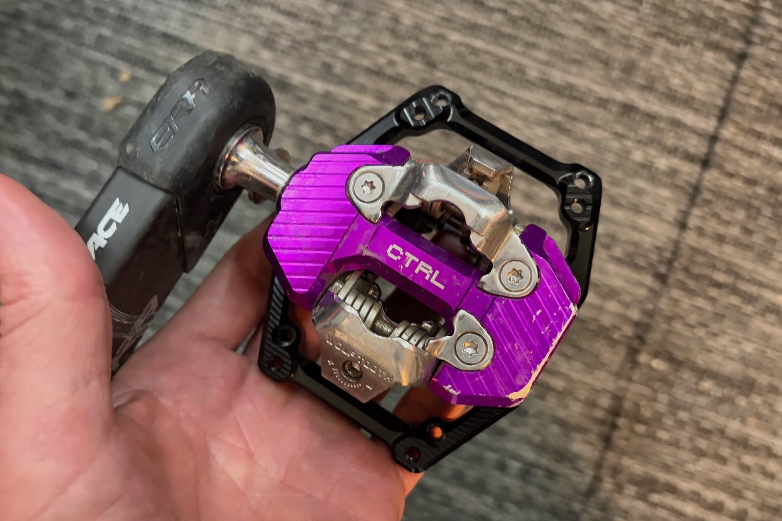 comparing the CTRL pedal to the SHIFT pedal
