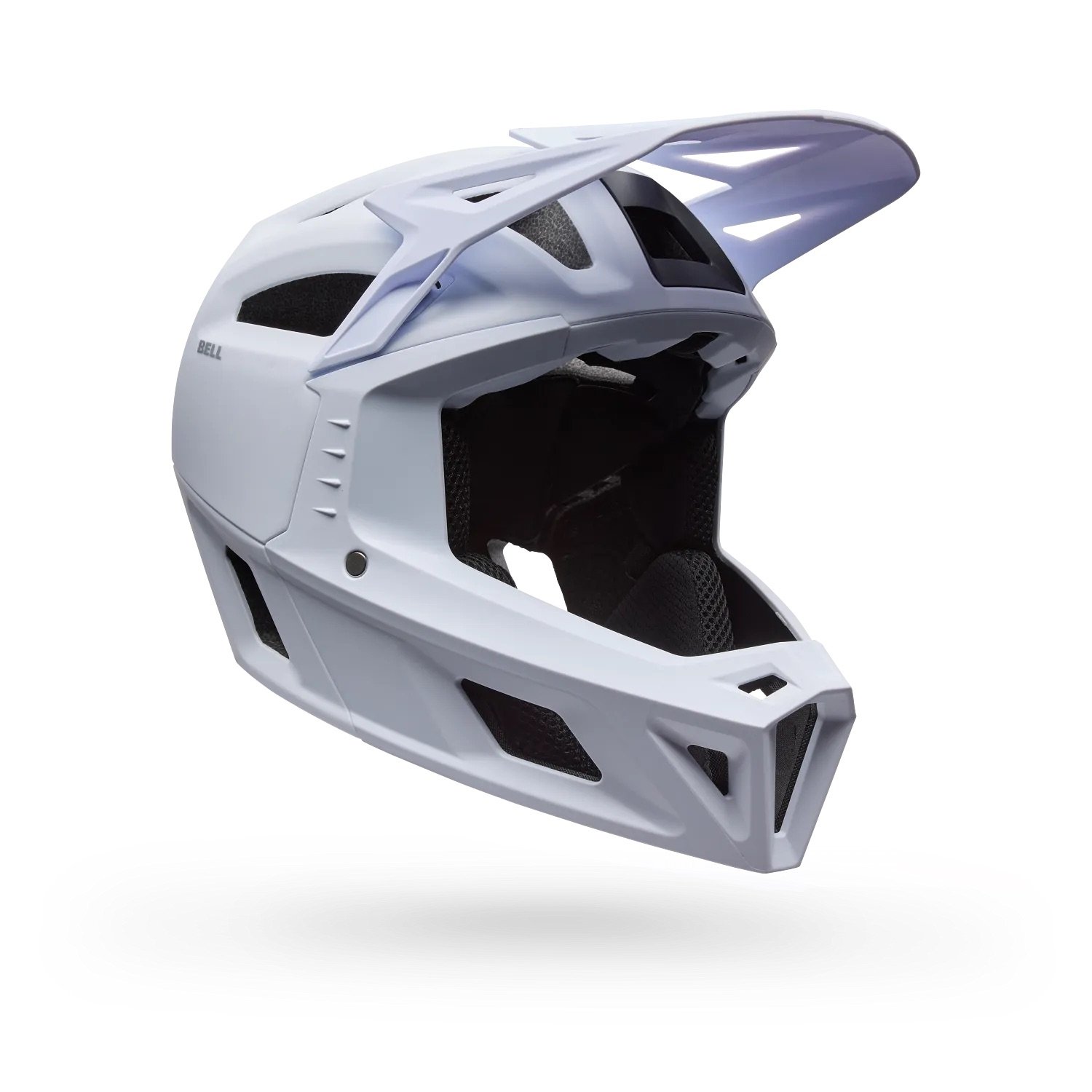 studio image of the Bell full air mips helmet from the front side angle