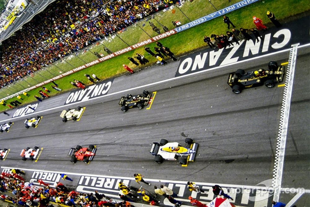 Almost the entire grid ran out of fuel at Imola in 1985