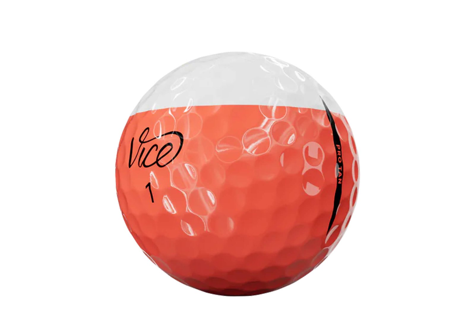 Vice Pro tan golf ball