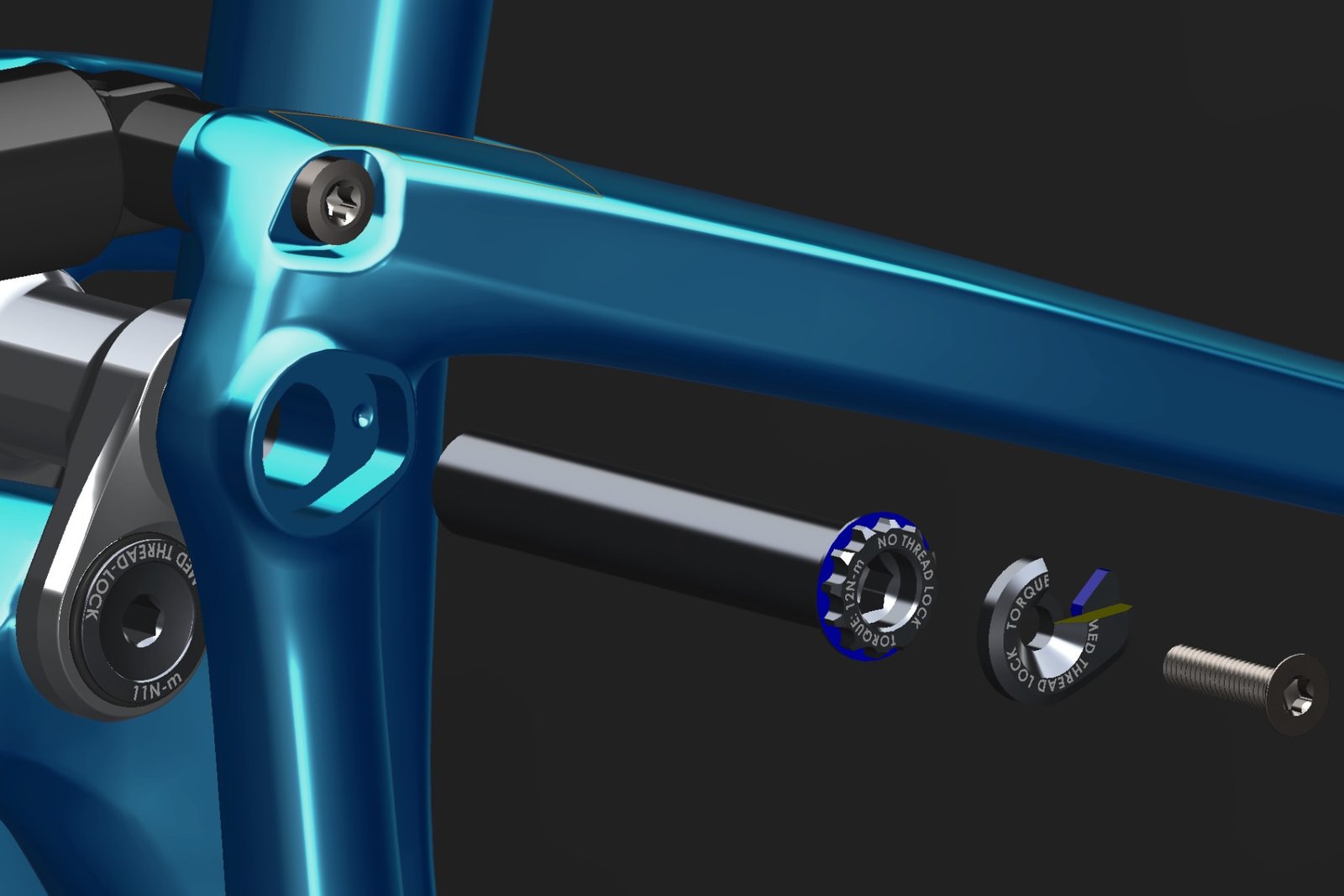 the SprockLock pivot axles on the Diggity 125